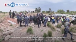 VOA60 Africa - South Africa says it will not help illegal miners inside closed mine