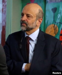FILE - Omar al-Razzaz is seen in Amman, Jordan, April 10, 2018.