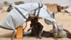 Displaced people fleeing from Boko Haram incursions into Niger are pictured under a makeshift tent in a camp near Diffa on June 16, 2016