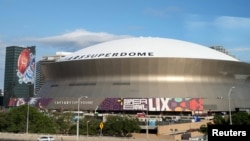 Vista general del Caesars Superdome, sede del Superbowl LIX entre los Kansas City Chiefs y los Philadelphia Eagles el 6 de febrero de 2025; Nueva Orleans, Louisiana, EE. UU.; : Kirby Lee-Imagn Images