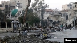 Razrušeni grad Deir al Zor u Siriji