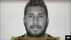 ARCHIVO - Foto utilizada en cartel de búsqueda publicado por el gobierno de Ecuador el 9 de enero de 2024 muestra a José Adolfo Macías Villamar, alias Fito, el líder de la pandilla Los Choneros, que se fugó de prisión.