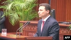 Kryeministri Gruevski paraqet programin e qeverisë së re