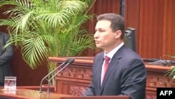 Kryeministri Gruevski paraqet programin e qeverisë së re