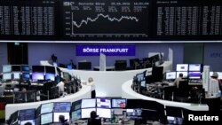 El índice DAX de Frankfurt registraba una baja de 0,5% el jueves, 30 de junio de 2016.