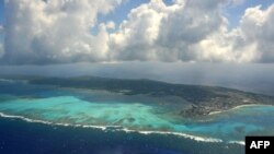 Vista aérea de la isla de San Andrés, Colombia, el 5 de septiembre de 2013. Nicaragua ha iniciado acciones legales contra Colombia en la Corte Internacional de Justicia, reclamando áreas potencialmente ricas en petróleo en el Caribe.