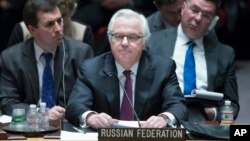 Embaixador russo junto das Nações Unidas Vitaly Churkin