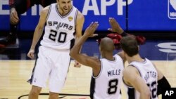 NBA, San Antonio Spurs, 15 juin 2014. (Photo AP)