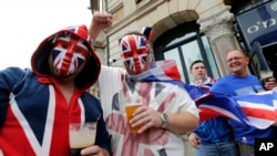 FILE: Representative illustration of British football fans. Taken Aigist 1, 2012