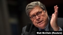 USA, Washington, U.S. Attorney General William Barr testifies during a House Judiciary Committee hearing on Capitol Hill