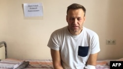 Aktivis oposisi Rusia Aleksei Navalny di rumah sakit di Moskow, 29 Juli 2019. (Foto: navalny.com)