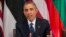 President Barack Obama speaks to members of the media during his meeting with Baltic leaders in the Cabinet Room of the White House, Aug. 30, 2013. 