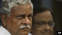 Indian Coal Minister Shriprakash Jaiswal attends a press conference in New Delhi, India, August 24, 2012.