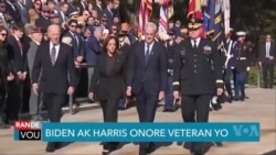 Jounen Ansyen Konbatan: Biden, Harris Onore Veteran yo
