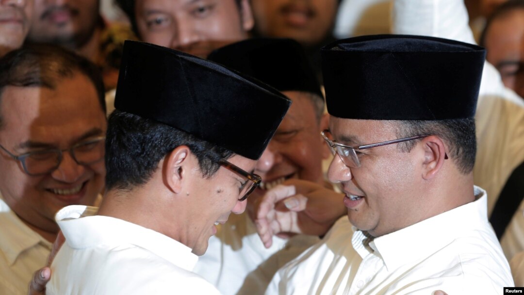 Anies Baswedan dan Sandiaga Uno