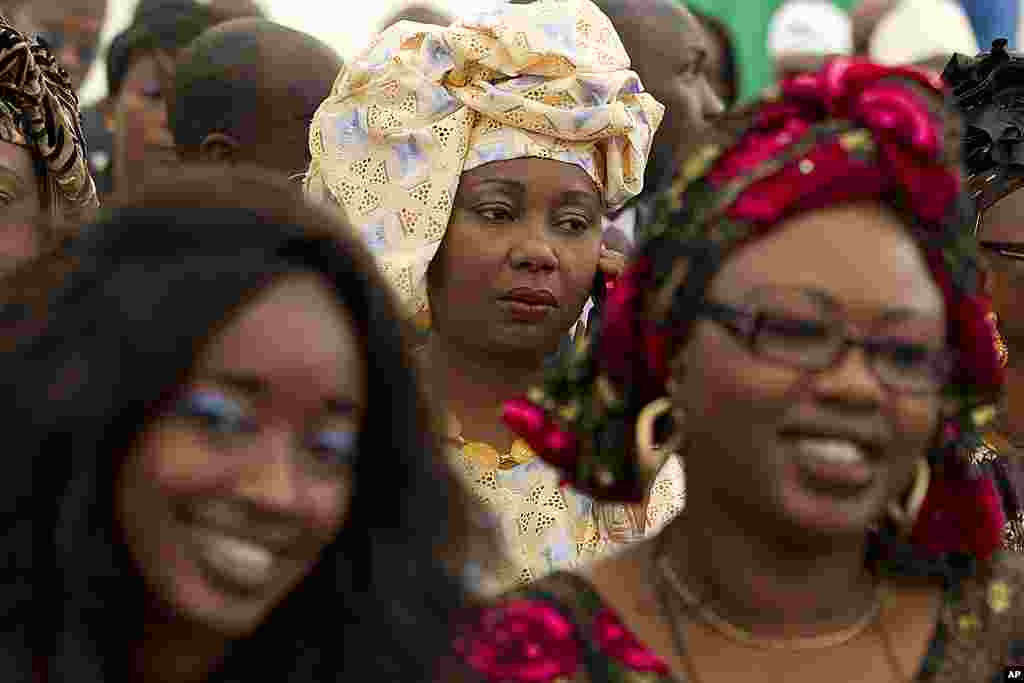 Guests await the start of the inauguration ceremony for President-elect Macky Sall. (AP)