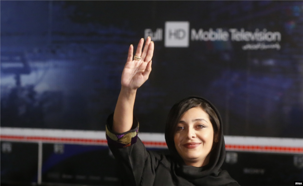 مراسم پایانی جشن بزرگ سینمای ایران با حضور ساره بیات عکس: مهدی جعفری