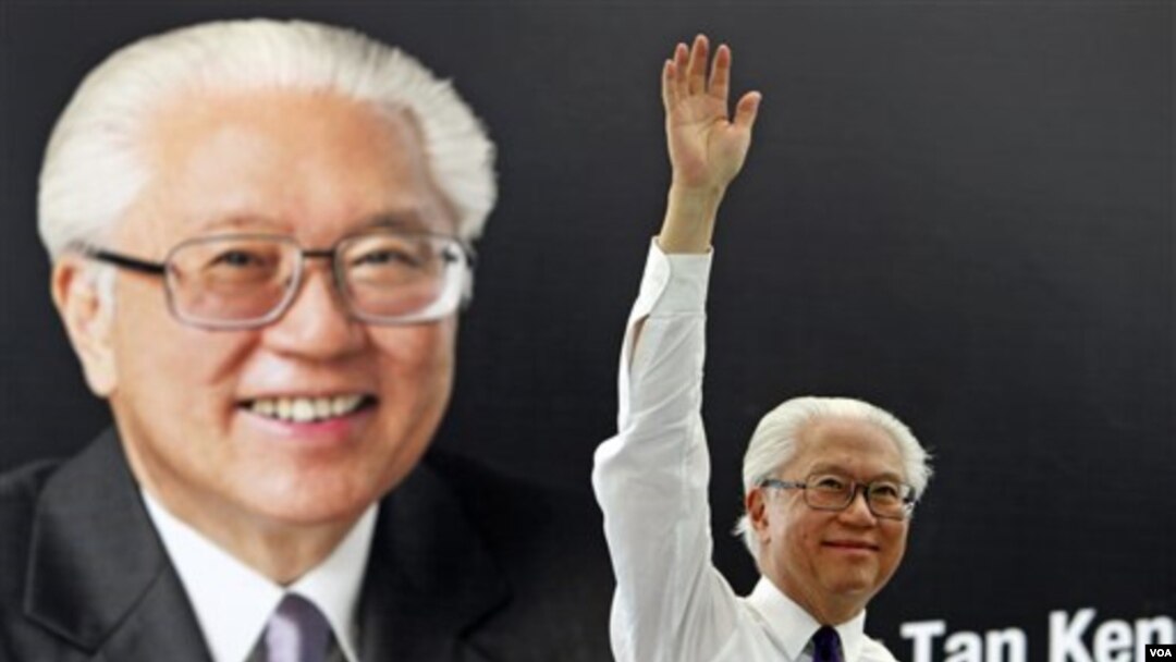 Mantan Wakil PM Singapura, Tony Tan, terpilih sebagai Presiden Singapura (27/8).