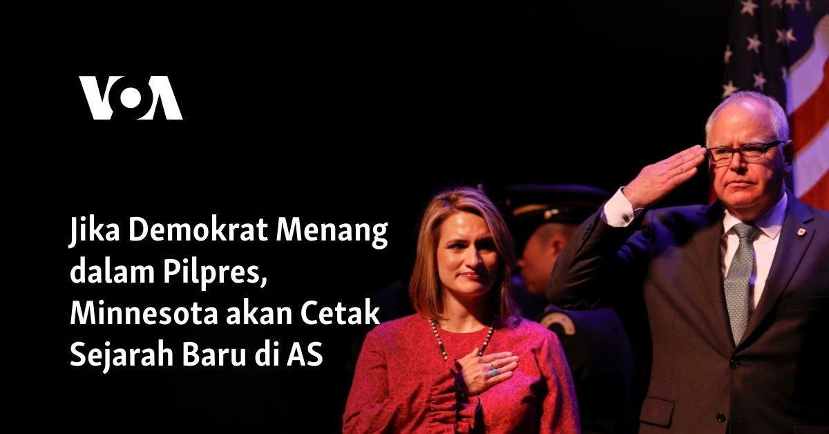Jika Demokrat Menang dalam Pilpres, Minnesota akan Cetak Sejarah Baru di AS