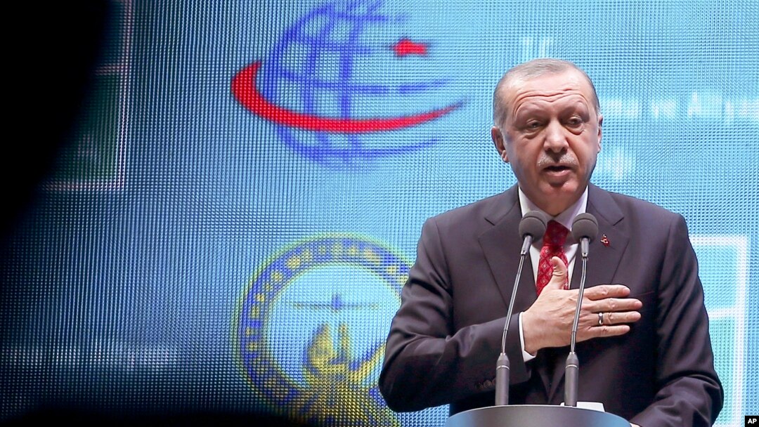 Presiden Turki Recep Tayyip Erdogan di Istanbul, 29 Oktober 2018.