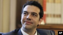 ທ່ານ Alexis Tsipras ຜູ້ນໍາພັກຊ້າຍຈັດກຣີສ