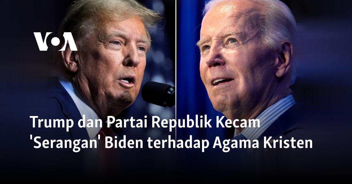 Trump Dan Partai Republik Kecam 'Serangan' Biden Terhadap Agama Kristen