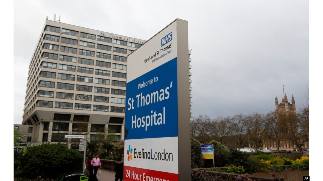 British Leader Boris Johnson in Intensive Care at London Hospital
