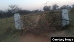 FILE: Representatives of Ray Ndlukula, deputy secretary in the Office of the President and Cabinet, late last year barricaded entrances to David Conolly's Centenary Farm in Figtree, Matabeleland South Province. Ndlukula vowed to take over the farm saying the governme