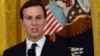 FILE - White House adviser Jared Kushner speaks in the East Room of the White House in Washington, May 18, 2018. 