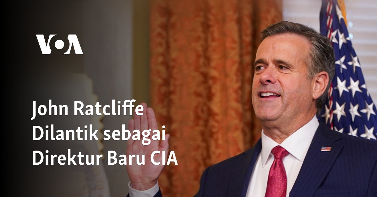 John Ratcliffe Dilantik sebagai Direktur Baru CIA