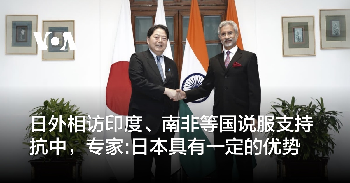 日外相访印度、南非等国说服支持抗中,专家:日本具有一定的优势