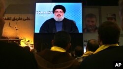 Hezbollah leader Sheikh Hassan Nasrallah. (File)