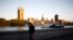 FILE - The sun rises over the Houses of Parliament in London, Britain, Sept. 10, 2020. 