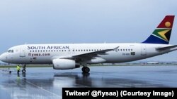 Un avion de SAA, 19 août 2017. (Twiteer/ @flysaa)