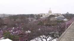 Half a Million Marchers Rally in DC Against President Trump
