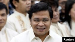 FILE - Senator Jinggoy Estrada, son of former president Joseph Estrada.