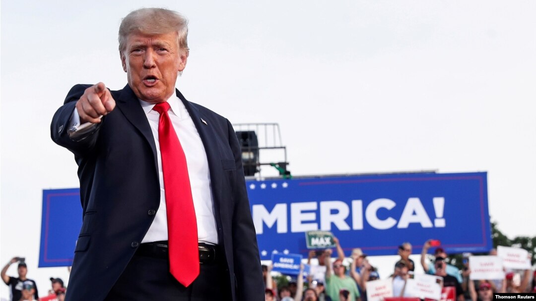 Sobiq prezident Donald Tramp 