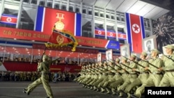 رژه نیروهای نظامی کره شمالی (آرشیو)