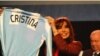 Cristina Fernández compara la transmisión privada del fútbol con los desaparecidos