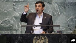محمود احمدی نژاد رئیس جمهور ایران