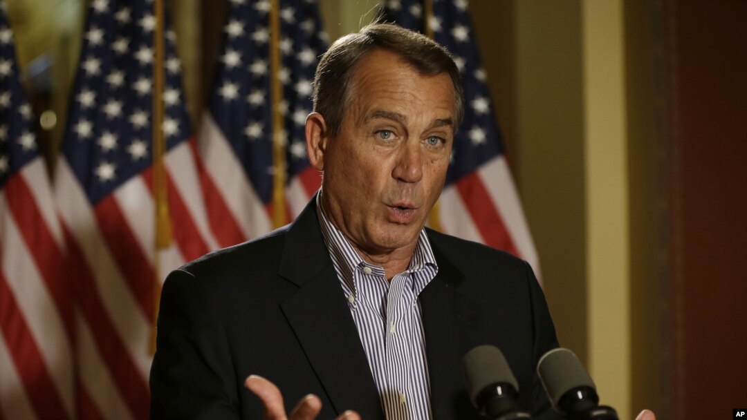 Ketua DPR AS, John Boehner dari Partai Republik memberikan keterangan bahwa belum ada terobosan soal sengketa 'jurang fiskal' AS, Jumat (7/12). 