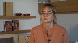 Sanem Oktar is one of the founders of the Deva Party, she believes the party message of rights, democracy and gender equality will resonate within Turkish society. (Dorian Jones/VOA)