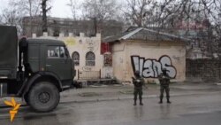 Pro-Russian Troops in Simferopol, Crimea, Ukraine