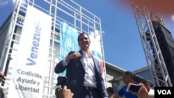 L'opposant Juan Guaido, 35 ans, qui s’est auto-proclamé président du Vénézuela.