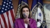 La presidente de la Cámara de Representantes de Estados Unidos, Nancy Pelosi, durante una rueda de prensa en Washingon D.C, el 7 de enero de 2021, un día después de que seguidores del presidente Donald Trump asaltaran el Capitolio.