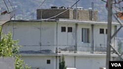 Tempat persembunyian Osama bin Laden di Abbottabad, Pakistan. Menurut Menhan AS, tak ada bukti bahwa pihak Pakistan telah mengetahui keberadaan Osama.