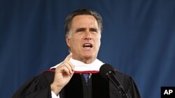 Ông Romney lên tiếng bênh vực các cuộc hôn nhân truyền thống, giữa một người nam và một người nữ.