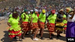 Burial of former freedom fighter Tshinga Dube at National Heroes Acre in Harare, October 9, 2024