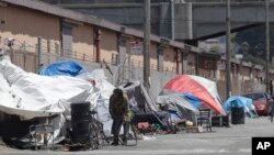 Tenda-tenda tunawisma di San Francisco, 27 Juni 2019. (Foto: dok).