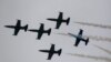 ARCHIVES - Des jets Aero L-39 Albatros lors d'un vol de démonstration à l'extérieur de Moscou, le 31 août 2013.